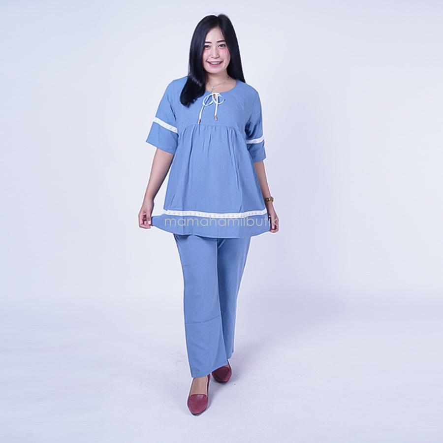 Setelan Hamil 7/8 Renda Cantik / Baju Hamil Untuk Kerja / Baju Hamil Muslim / Baju Hamil Seksi Baju Hamil Gamis / Baju Hamil Kerja Modis / Baju Hamil batik / Baju Hamil Menyusui