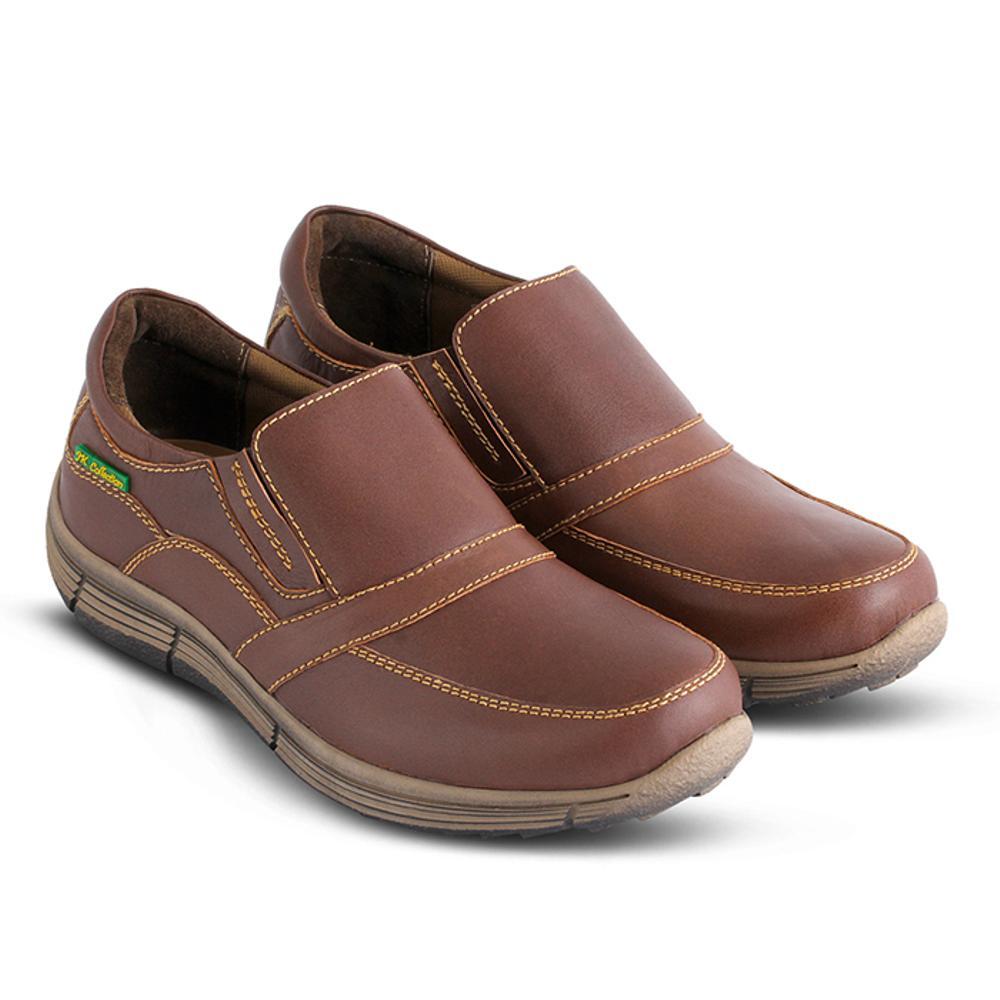 Promo sepatu kulit pria pansus pria pantofel kulit jk collection JWY 0302 Fashion