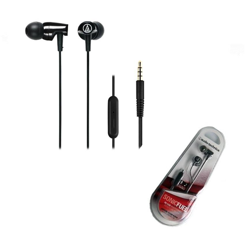 Audio Technica ATH-CLR100is Sonicfuel Earphone Original - Hitam