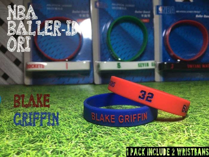 BLAKE GRIFFIN #3 NBA BALLER ID ORI BAND BANDS BASKETBALL WRISTBAND