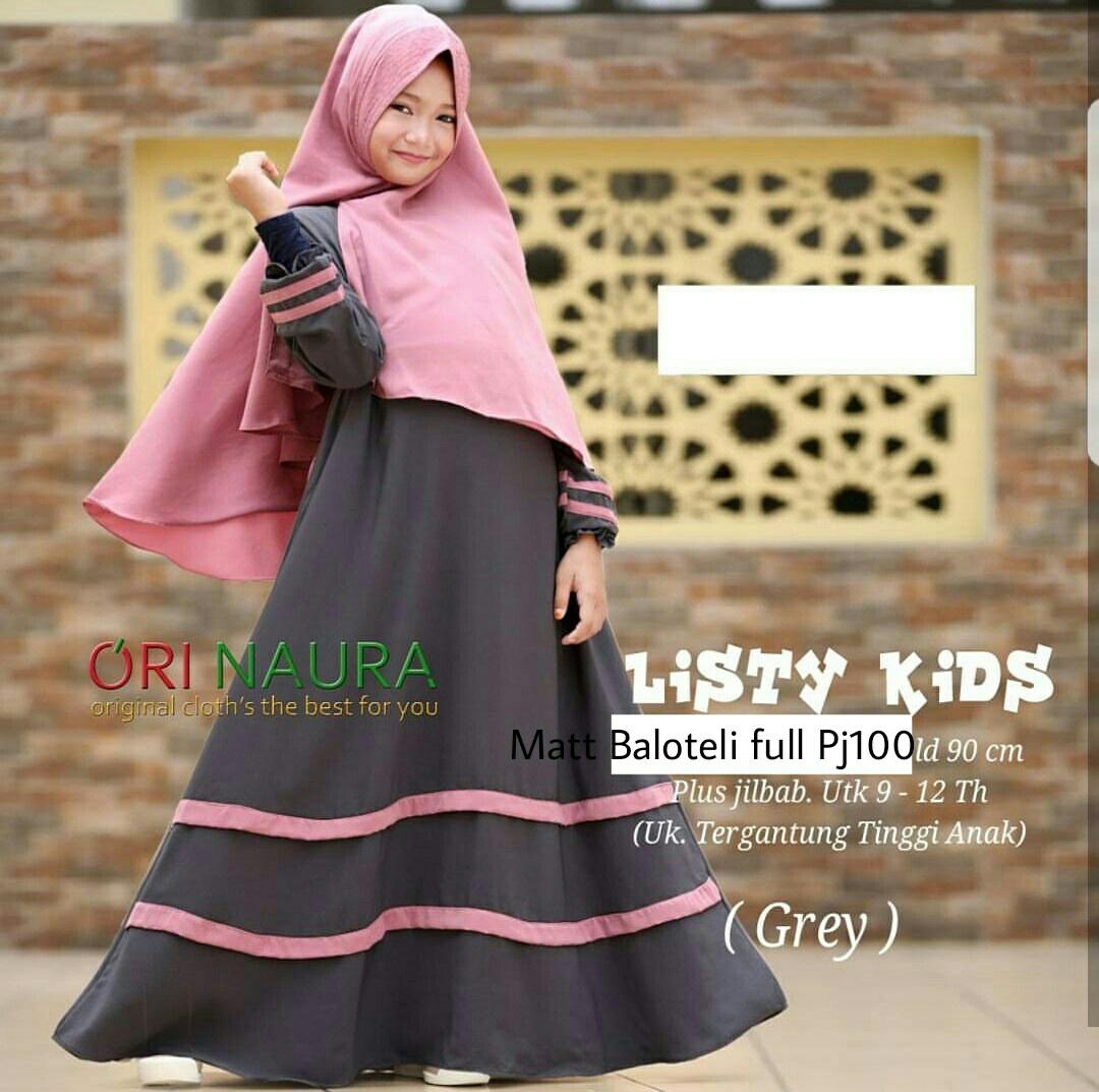 Liliana Baju Gamis Untuk Anak 9-12thn Fashion Terbaru Wanita
