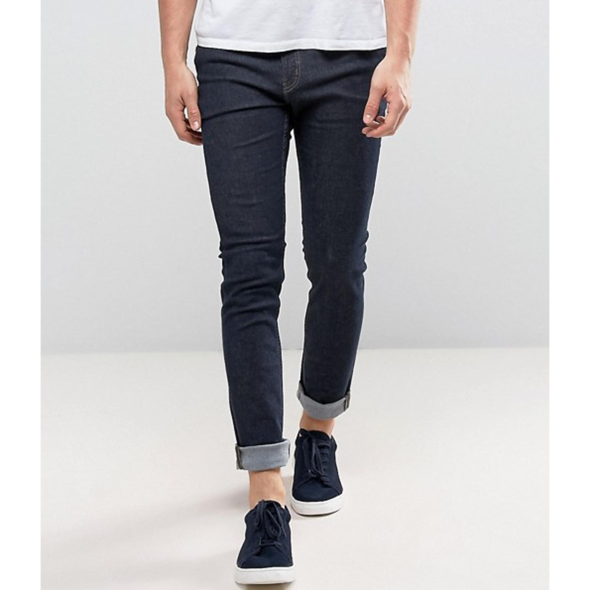 KlikFashions Celana Jeans Denim Pria Strecht Slimfit  Best Seller