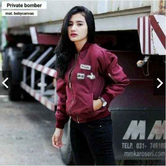 Jaket Private Bomber Canvas