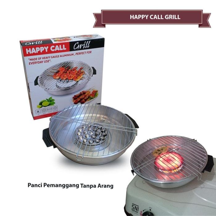 Panci grill / alat pemanggang pan HAPPY CALL 32 GRILLER ROASTED fancy
