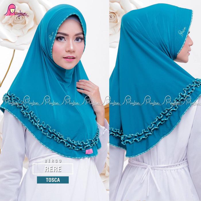 MiuLan Bergo Hijab Ji
lbab Kerudung Polos Rempel Cantik Adem RERE