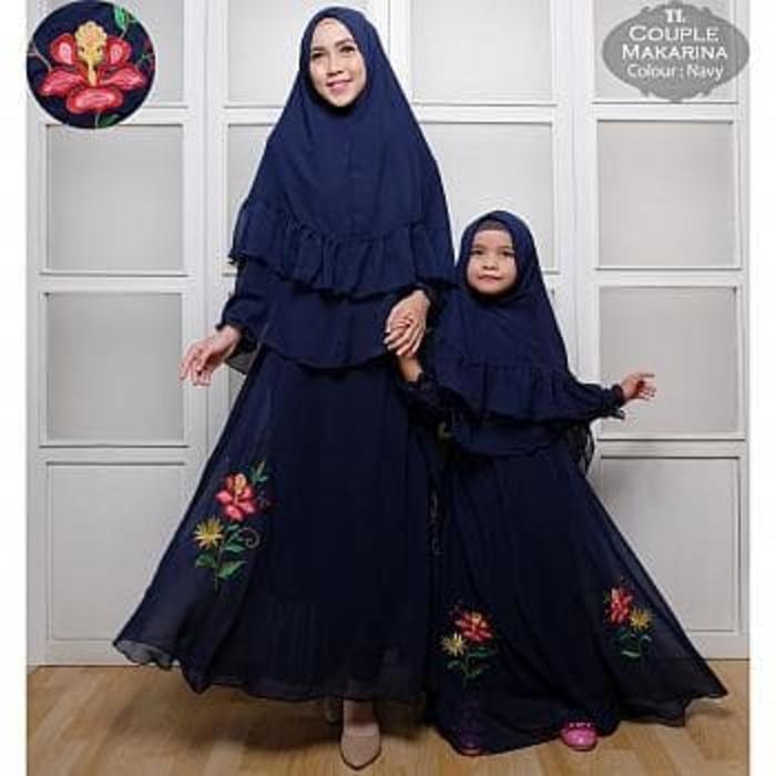 Maxi Gamis Dress Baju Muslim Couple Ibu Anak (Gambar Asli) Kode FASH-526
