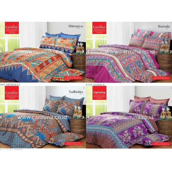 SPREI BATIK MODERN KHAS INDONESIA CARMINA UK SINGLE HARGA PROMO - JDOAIHTG