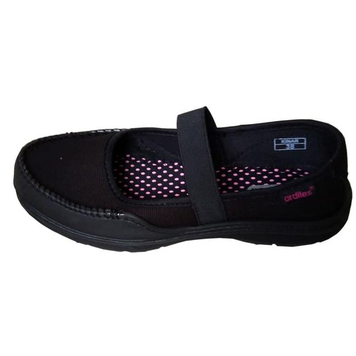 Sandal Slip On Ardiles Kinar Hitam Pink - Sandal Slip On - Sandal Wanita - Sandal Casual - Sandal Murah