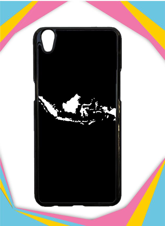 Casing Hardcase Custom OPPO NEO 9 Motif Peta Indonesia Jokowi Selfie Case Cover