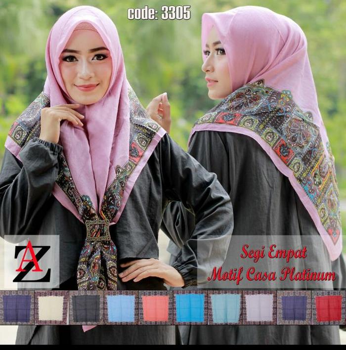 Hijab Azzahra Casa Platinum code 3305-3