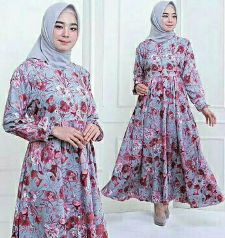 FASHIONFLOWER-GAMIS DRESS MAXI WANITA MUSLIM ANNISA BUSUI FIT TO XL LD 100CM,PJG 142CM,LEBAR BAWAH 3.8M | BAJU MUSLIM WANITA | DRESS MAXI | BUSANA MUSLIM | GAMIS | MUSLIM WEAR | PAKAIAN WANITA | FASHION WANITA | PAKAIAN MUSLIMAH WANITA | GAMIS MUSLIM