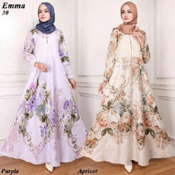 Maxi Emma 30 - Baju Muslim - Gamis Syari - Busana Muslimah