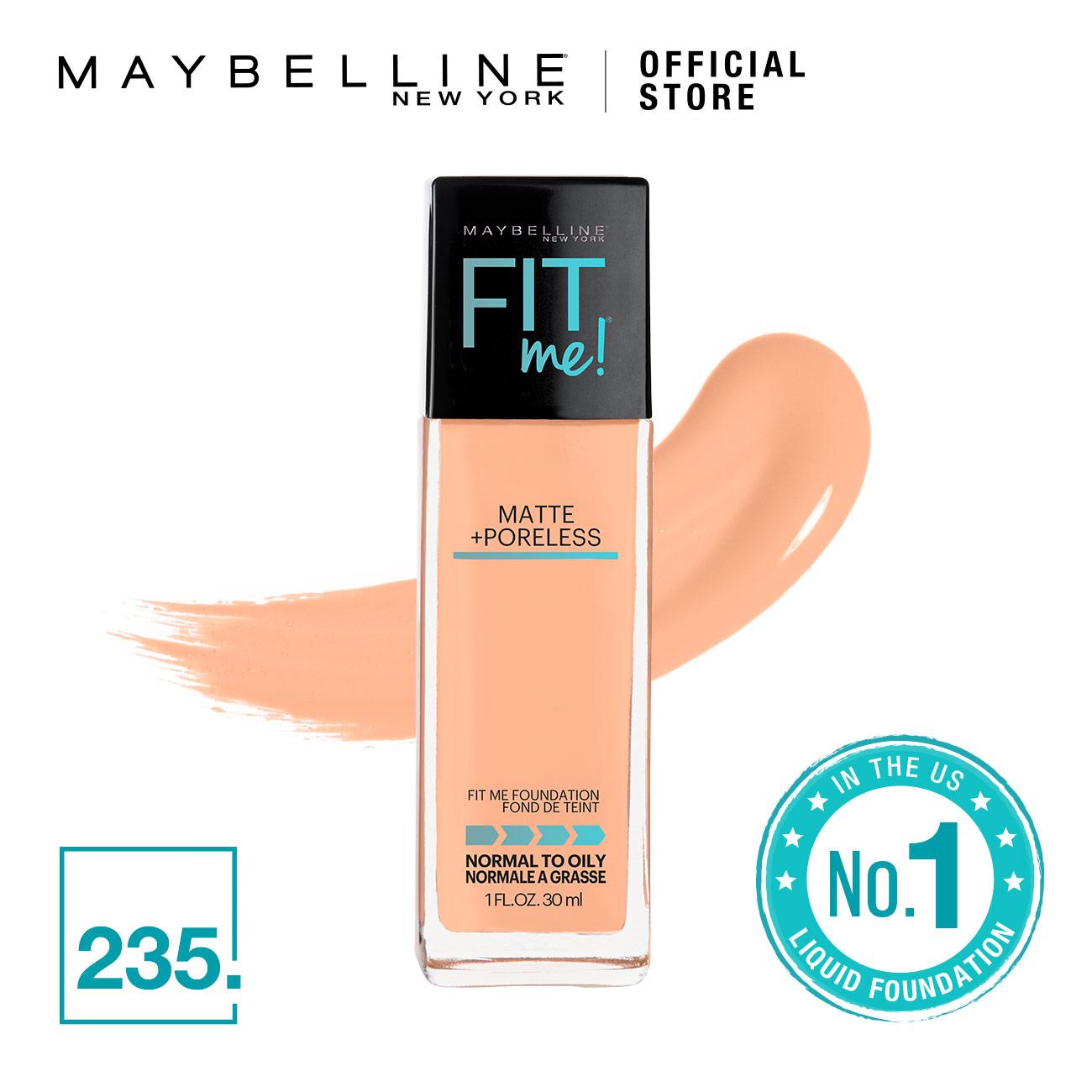 Fit Me Matte Poreless Foundation 235 Pure Beige