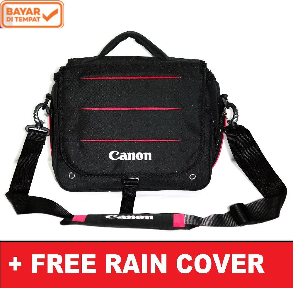 Canon dslr Tas Kamera Mirrorless Selempang Free Raincover Kode D T A