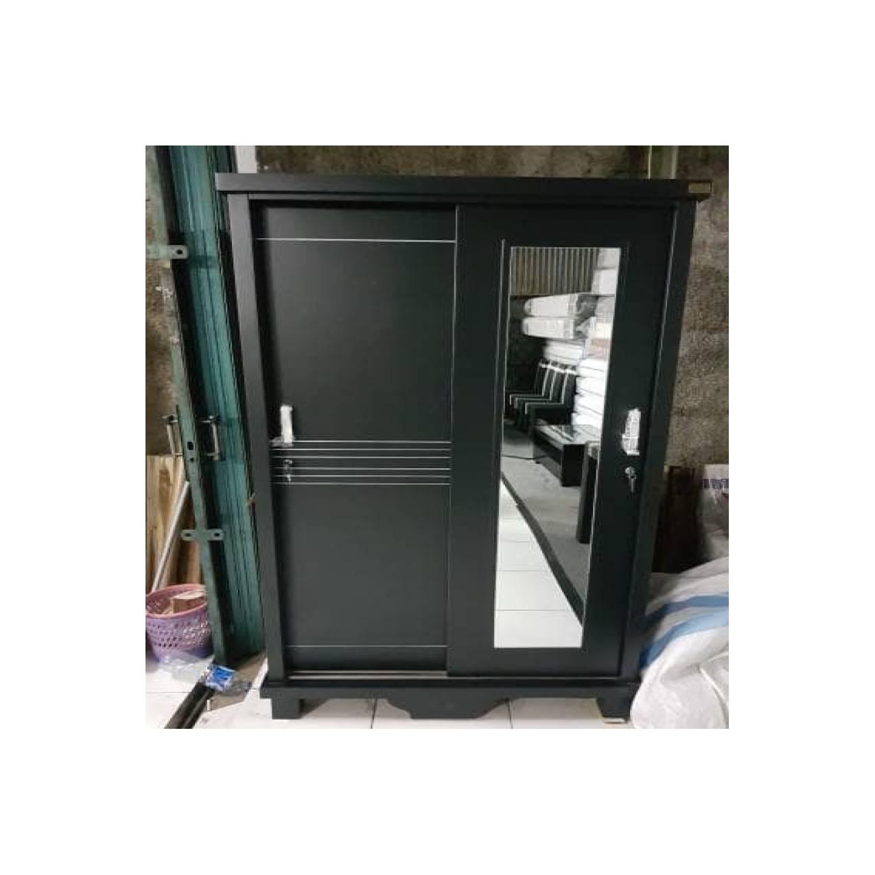 Lemari Blockteak 2 pintu minimalis