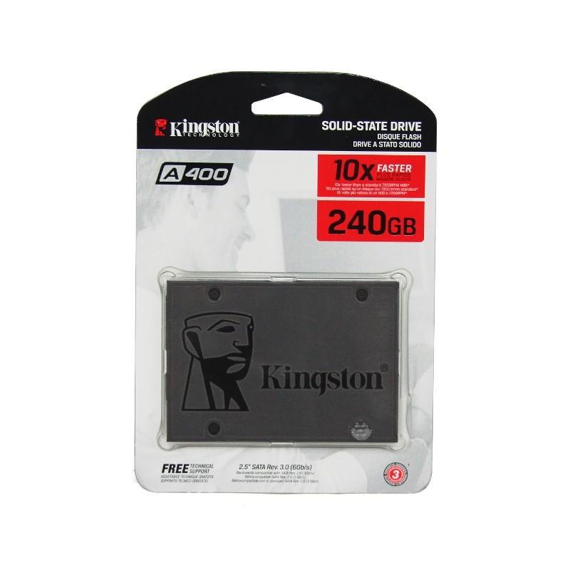 Promo Hardisk SSD A400 SSD SATA Kingston Kapasitas 240GB Berkecepatan Tinggi Untuk Laptop Garansi 3 Tahun