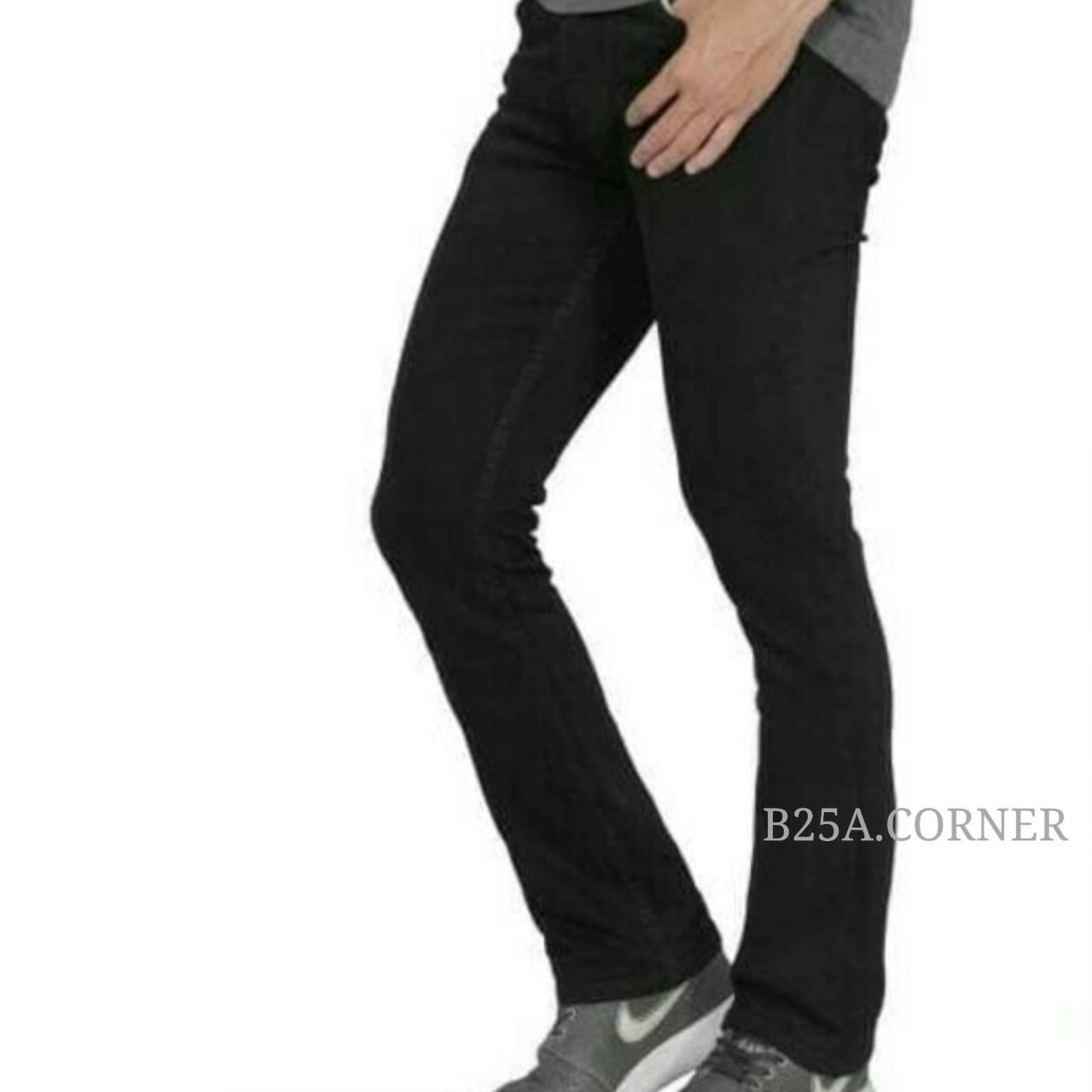 Celana Jeans Bootcut (Cutbray) Pria Bahan Elastis - Celana Cutbray Denim