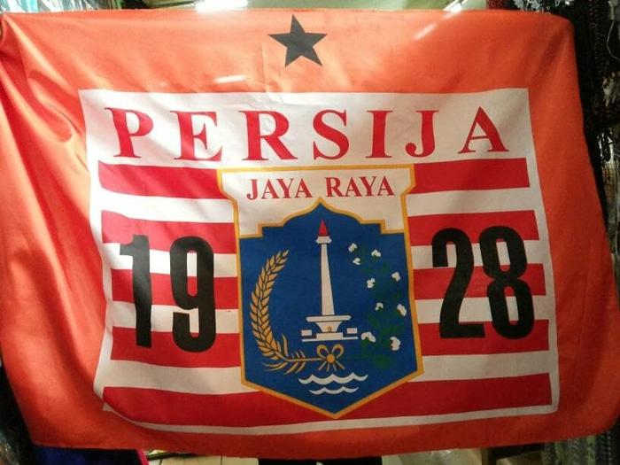 Bendera Sepak Bola Jakarta Persija Ukuran Besar