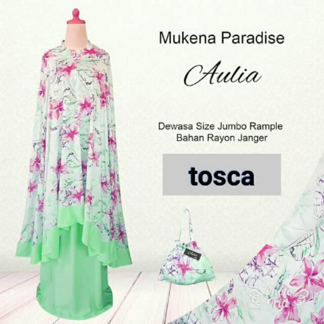 Mukena bali motif paradise adem,lembut dan nyaman di pakai
