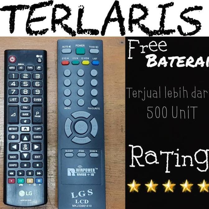 DISKON! Remot / Remote TV LG Tabung / Flat / Slim Fit / LCD / LED /PLASMA