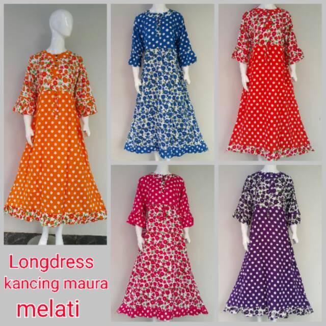 Gamis melati Daster baju grosir murah baju wanita kekinian baju cewek tanah abang dress wanita harga seri 5 warna