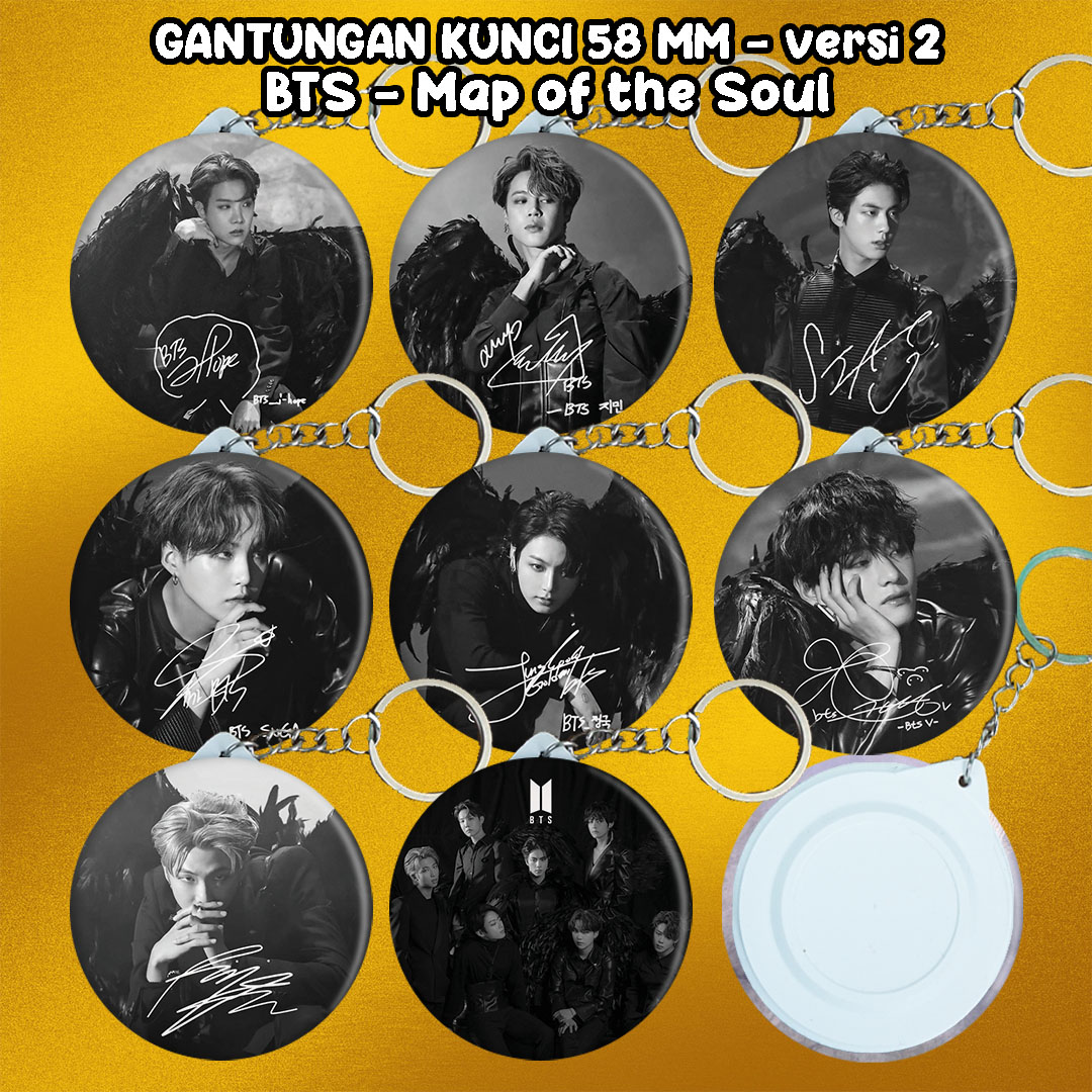Gantungan Kunci BTS Map of the Soul 7 versi 2 - Souvenir KPOP