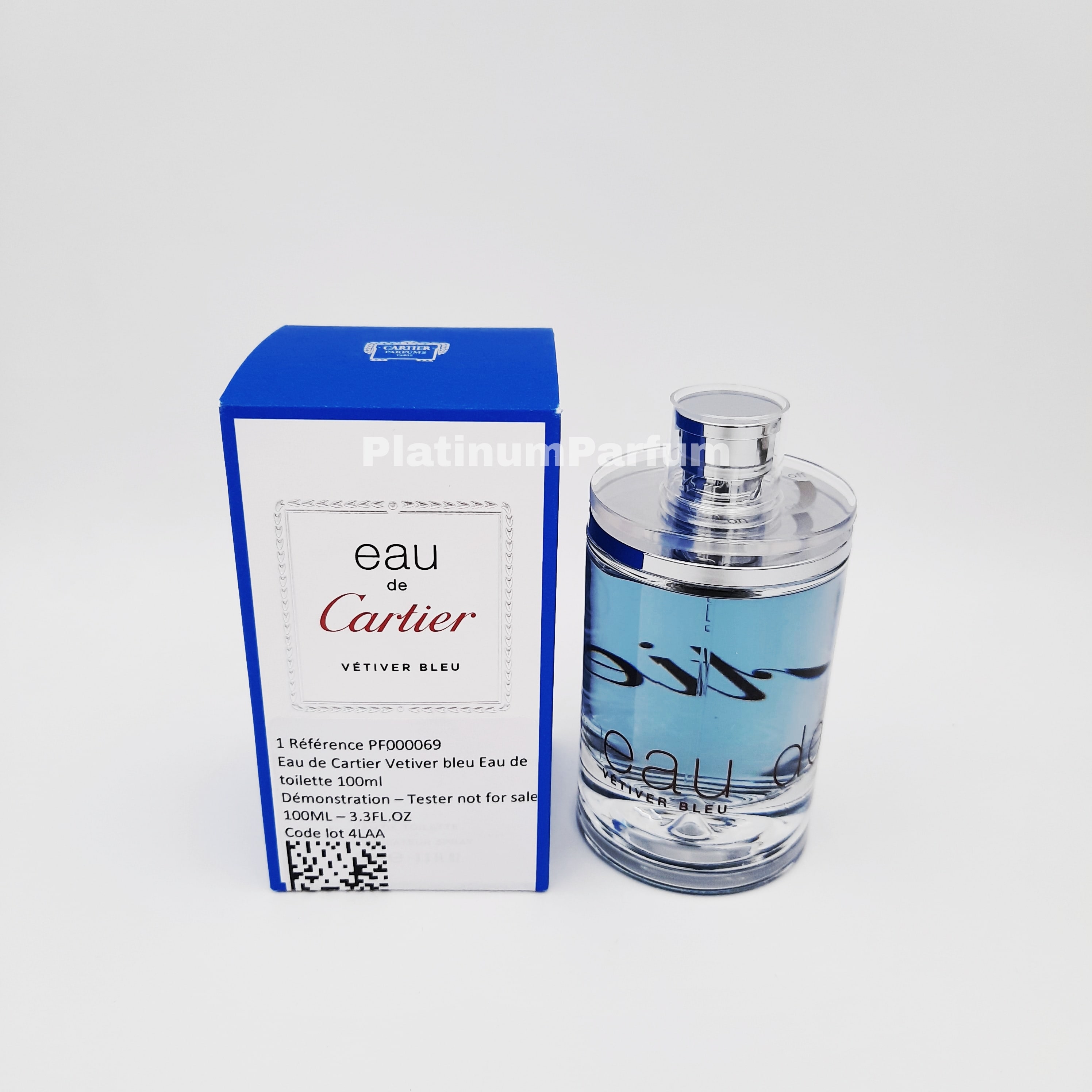 Cartier Eau de Cartier Vetiver Bleu Tester . Eau de Toilette 100 ml |  Lazada Indonesia