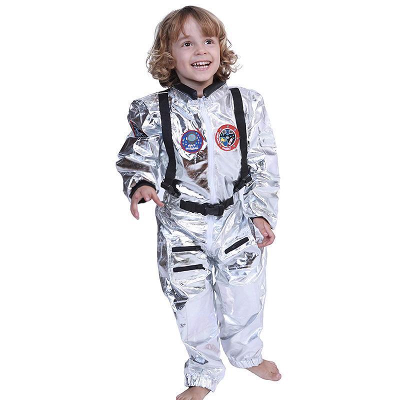 NASA Trang phục phi hành gia trẻ em Spaceman Bộ đồ liền thân cho bé trai Halloween Trang phục cho bé gái - Bữa tiệc cosplay vui nhộn