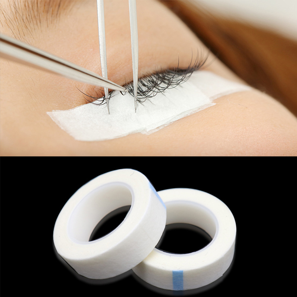 GUIER Beauty Professional Eyes ผู้ถือกระดาษกาว Patch Pads Extended Patch โฟมเทปส่วนต่อขนตาเป็นขุยผ้าไม่ทอ