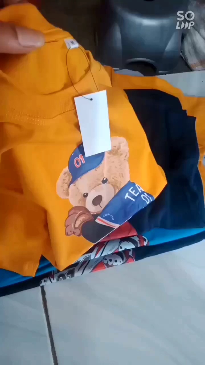 kaos anak 1-12thn Teddy bear SERIES 4