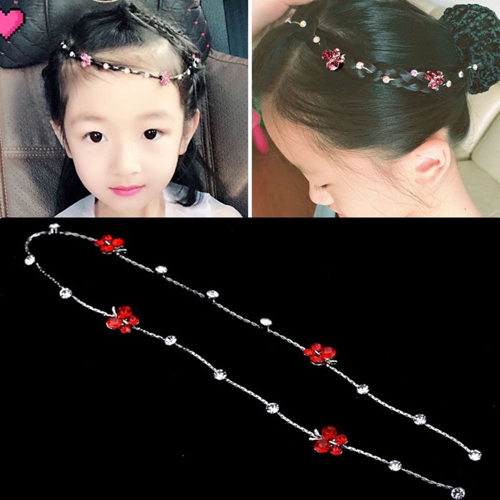 YEWR4คริสตัลผีเสื้อผู้หญิง Shine เครื่องประดับผม Headwear เครื่องประดับผม Hairbands