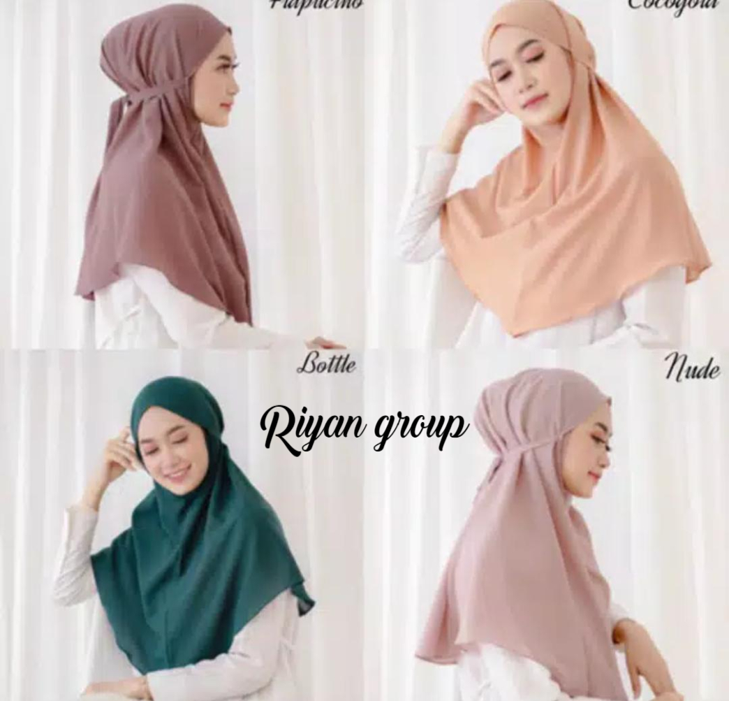 77 Konsep Jilbab  Bergo  Maryam  Warna  Mocca Jenis Warna 