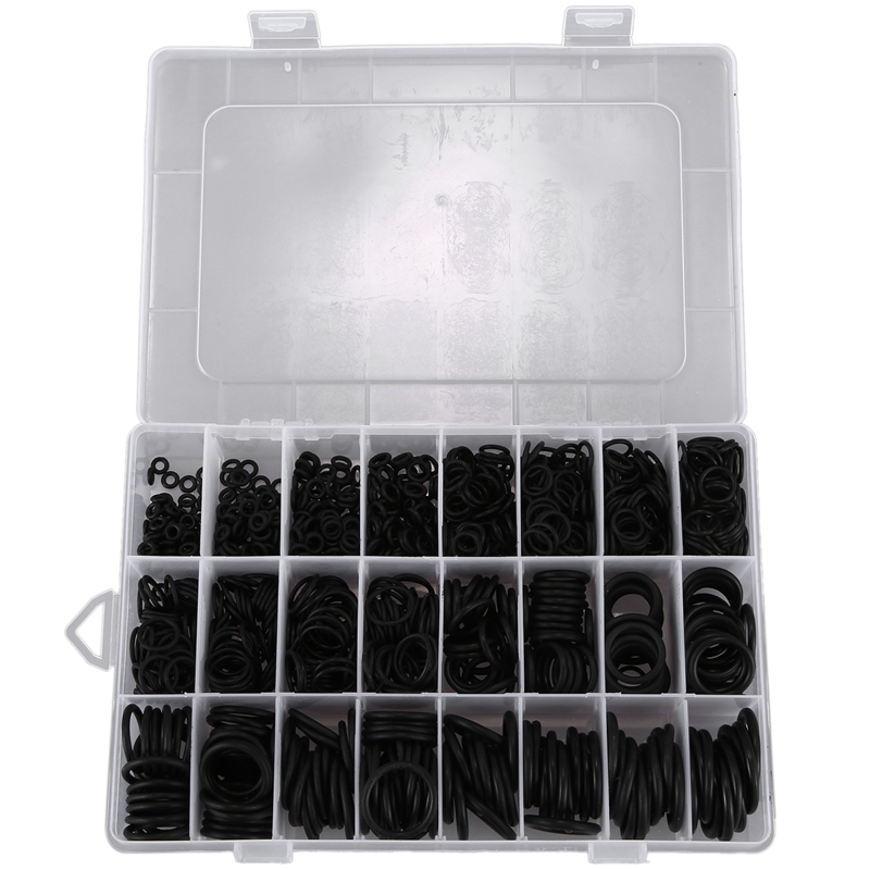 1200pcs nbr seal ring kit thickness 1.5mm 2.4mm 3.1mm nitrile nbr o-ring gasket sealing ring
