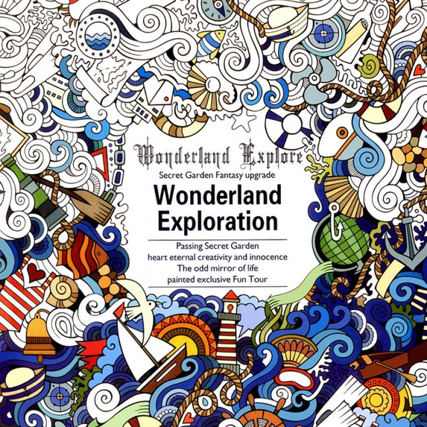 1PCS Wonderland Exploration 2016 New Secret Garden An Inky TreasureHunt And Coloring Book For Children