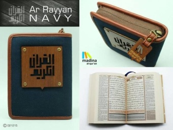 Gambar Al Quran Madina Ar Rayyan Navy