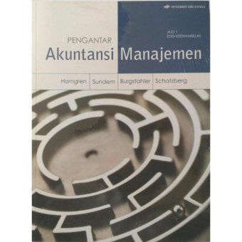 Gambar Erlangga Buku   Pengantar Akuntansi Manajemen Jl.1 Ed.16 Horngren,Sundem