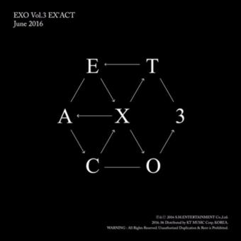 Gambar [EXO] 3rd Album  EX ACT (Chinese Ver.)_Black (monster)