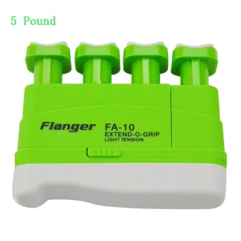 Gambar Flanger FA   10 Extend O Grip Hand Exerciser Musical InstrumentPlaying Training (Green)   intl