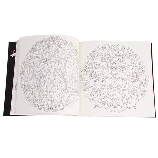HengSong Secret Garden An Inky Treasure Hunt And Coloring BookSecret 96 Pages English