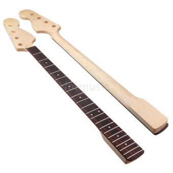 Gambar Kmise Electric Bass Guitar Neck for Fender Jazz Bass PartsReplacement Maple Rosewood 21 Fret Bolt On Clear Satin   intl