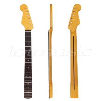 Gambar Kmise Left Hand Electric Guitar Neck For Fender ST ReplacementVintage Tint Satin Canada Maple 22 Fret Rosewood Fingerboard   intl