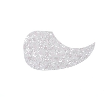 Gambar Musiclily D28 Style Oversize Acoustic Guitar Self adhesionPickguard, White Pearl   intl