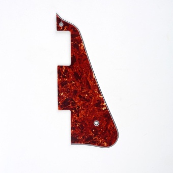 Gambar Musiclily Electric Guitar Pickguard for Epiphone Les Paul ModernStyle, 4Ply Celluloid Brown Tortoise   intl