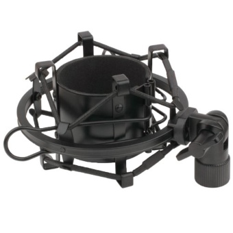 Gambar sqamin Anti Vibration Universal Suspension Microphone Shock MountHolder Clip(Black)   intl
