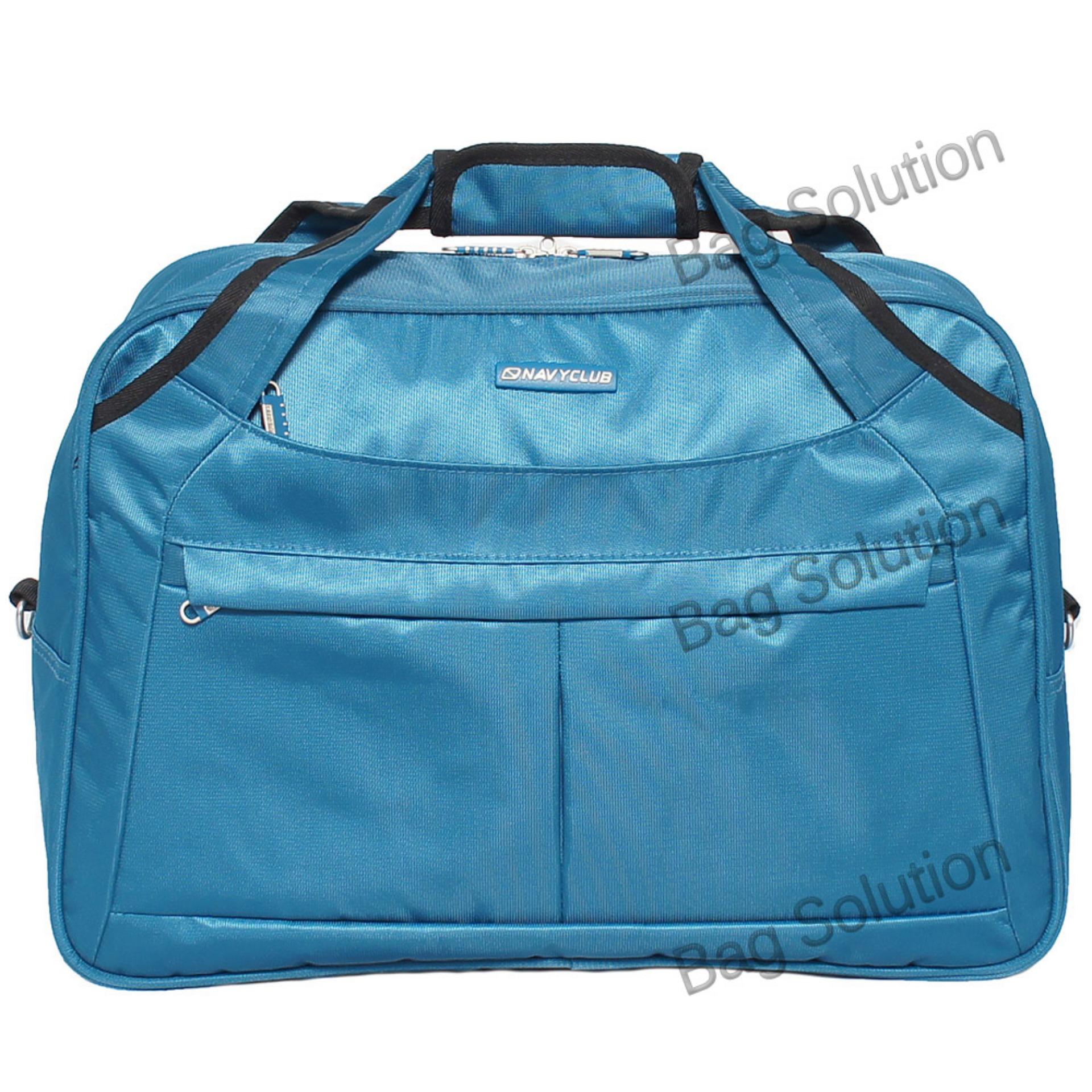 Navy Club Travel bag - Duffle bag - Tas Pakaian Tas Pria Tas Wanita (Tas jinjing Dan Tas Selempang) 2028 - Merah