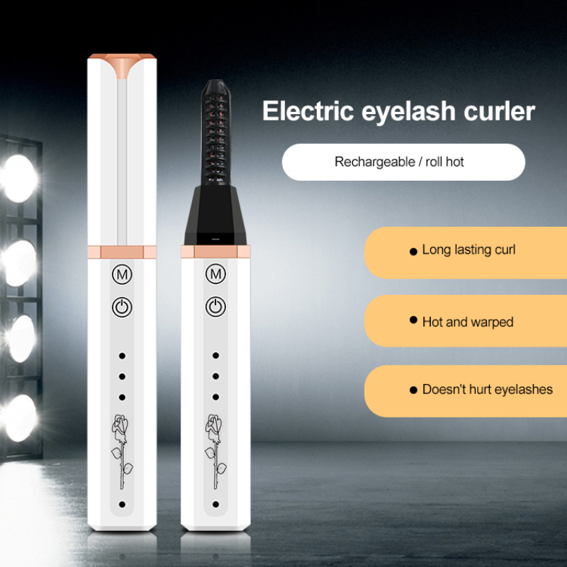 【INBeauty】Eyelash Curler ไฟฟ้าความร้อน Curling ขนตาจัดแต่งทรงผมขนตาชาร์จ USB ชาร์จแบบพกพาอุปกรณ์เสริมความงาม [Ready Stock]