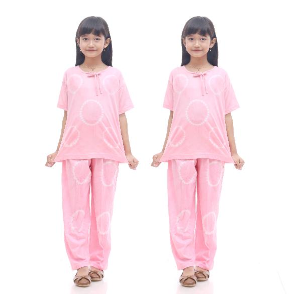 COD SETELAN PIYAMA ANAK/SETELAN BAJU CELANA PANJANG/SETELAN PELANGI ANAK PEREMPUAN TERLARIS