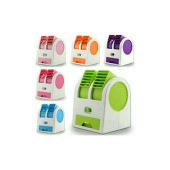 Ac Duduk Double Mini Fan Portable Blower Kipas Usb Januari 2019 - 2 Ac Duduk Double Mini Fan Portable Blower Kipas Usb - 2