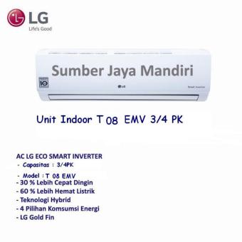 Gambar Ac LG Split Inverter T08EMV 3 4PK  Putih Khusus Jakarta
