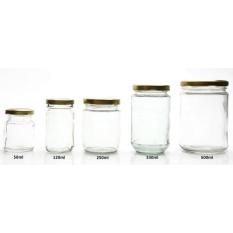 Botol Toples Beling Jar 500Ml Kaca Bulat & Silinder Tanpa Penutup - 3B6A33